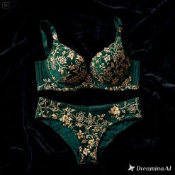 Luxury Embroidered Bra Set