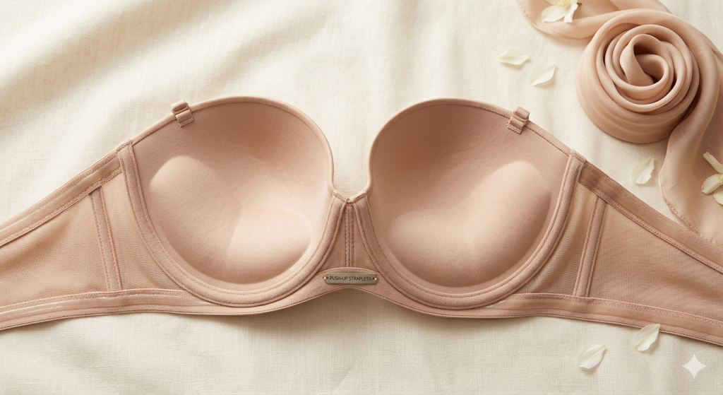 Push-Up Strapless Bra